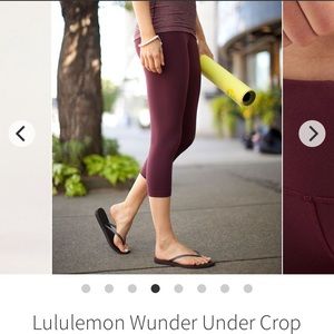 Lululemon wonder under crop in Bordeaux